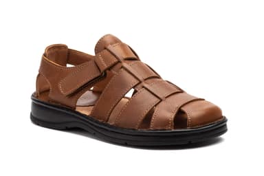 Sandalias Hombre Piel Texas Camel Route 83 Route 83 ref. R83-5800