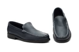 Náuticos Mocasín Hombre Piel Floater Marino Ibérico ref. IB-253