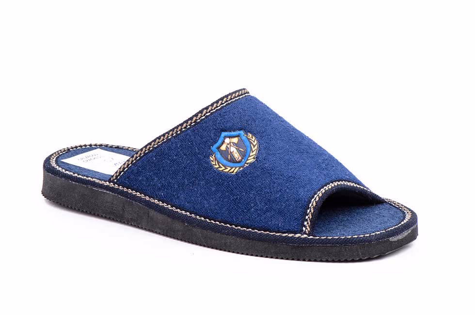 Zapatillas Casa Hombre Paño Marino Escudo Calzados Chachi ref. 51