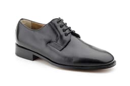 Zapatos Hombre Piel Negro Cordones Suela de Cuero Ancho Especial Nikkoe ref. 11