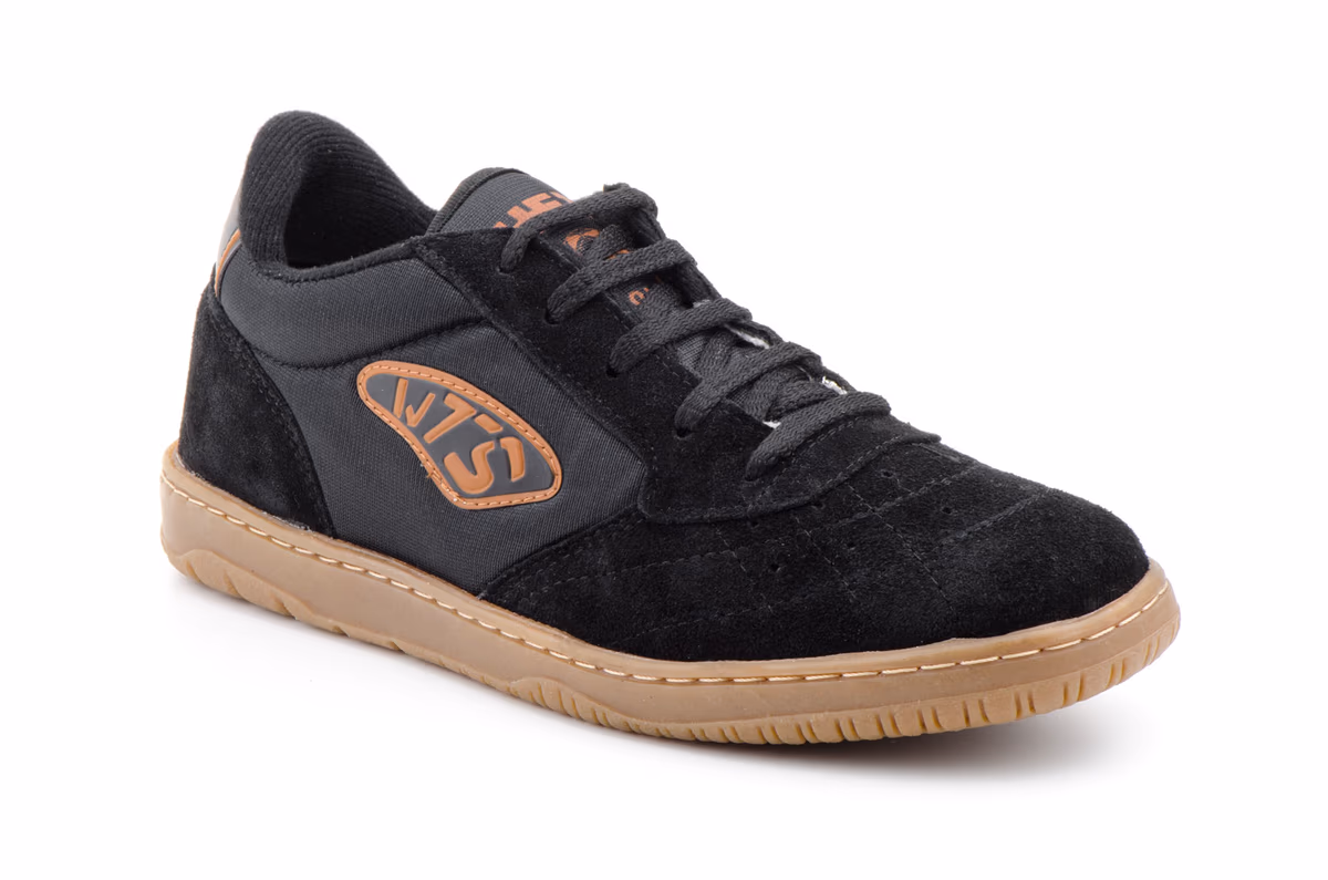 Deportivos Fútbol Sala Hombre Piel Negro Suela Cosida Wheti's ref. 256