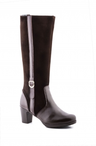 Botas Mujer Piel Marrón  -  Ref. PT-1025 Marrón