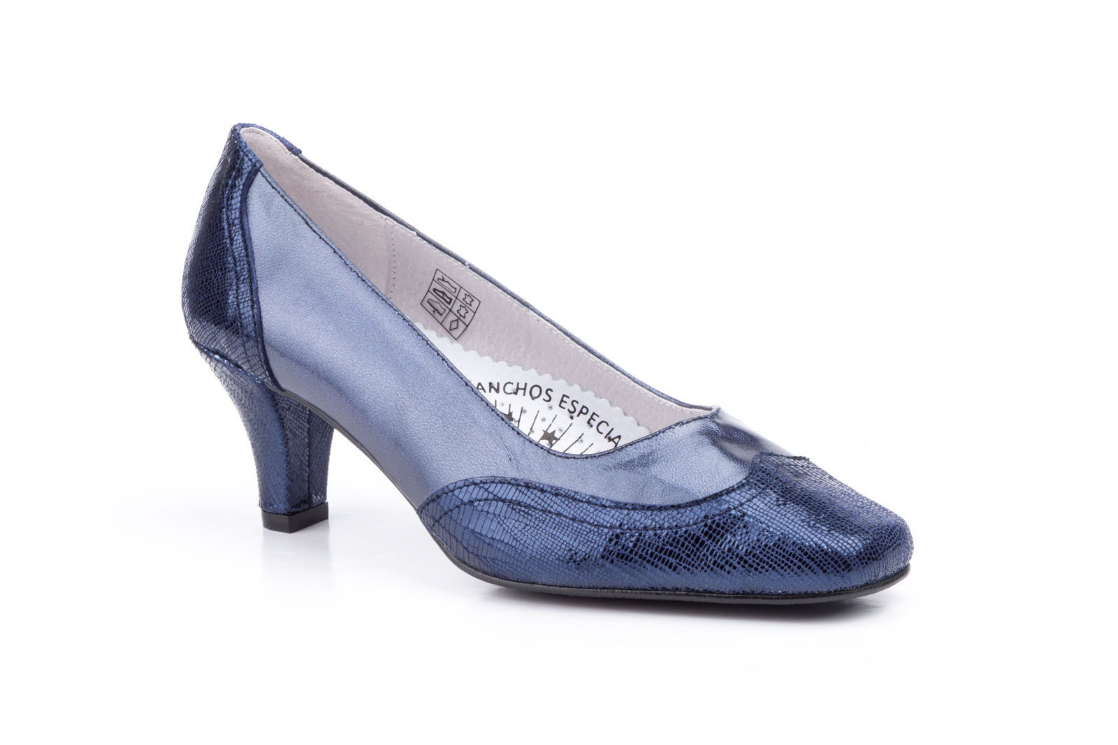 Zapatos Mujer Piel Azul  -  Ref. 5209 Azul