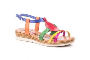 Sandalias Mujer Piel Multi  -  Ref. 2124 Multi