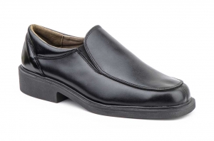 Zapatos Hombre Piel Negro Elásticos  -  Ref. 404i Negro