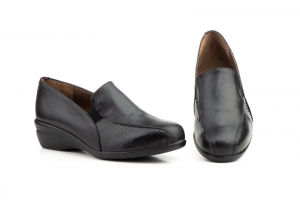 Zapatos Mujer Piel Negro  -  Ref. 785 Negro
