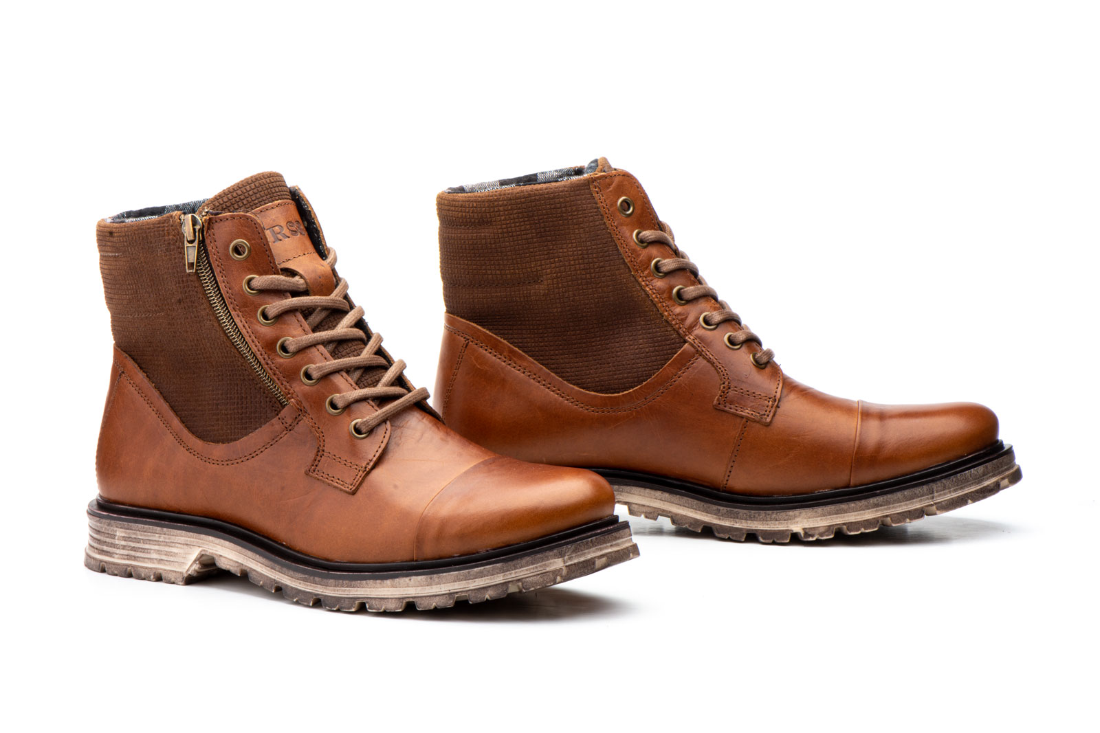 Bota Hombre Piel Marrón  -  Ref. 11479 Marrón