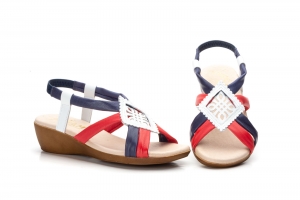 Sandalias Mujer Tubular Piel Tommy Planta Gel  -  Ref. 7797 Tommy