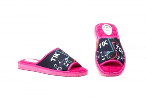 Zapatillas Mujer Marino Rosa  -  Ref. ZCH-432 Marino Rosa