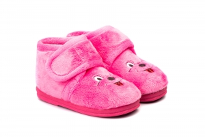 Botín Niño Velcro Fuscia  -  Ref. BRI-25 Fushia