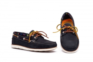 Náuticos Hombre Piel Nobuck Marino Keelan  -  Ref. KL-1320 Marino