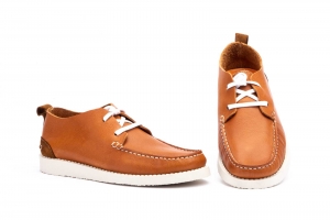 Náuticos Hombre Piel Cuero Cordones  -  Ref. KL-4225 Cuero