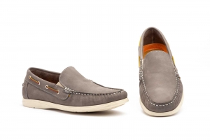 Náuticos Kiowa Hombre Piel Gris Keelan  -  Ref. KL-2245 Gris