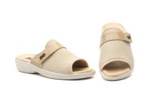 Sandalias Mujer Licra Beige BioUp  -  Ref. TS-1416 Beige