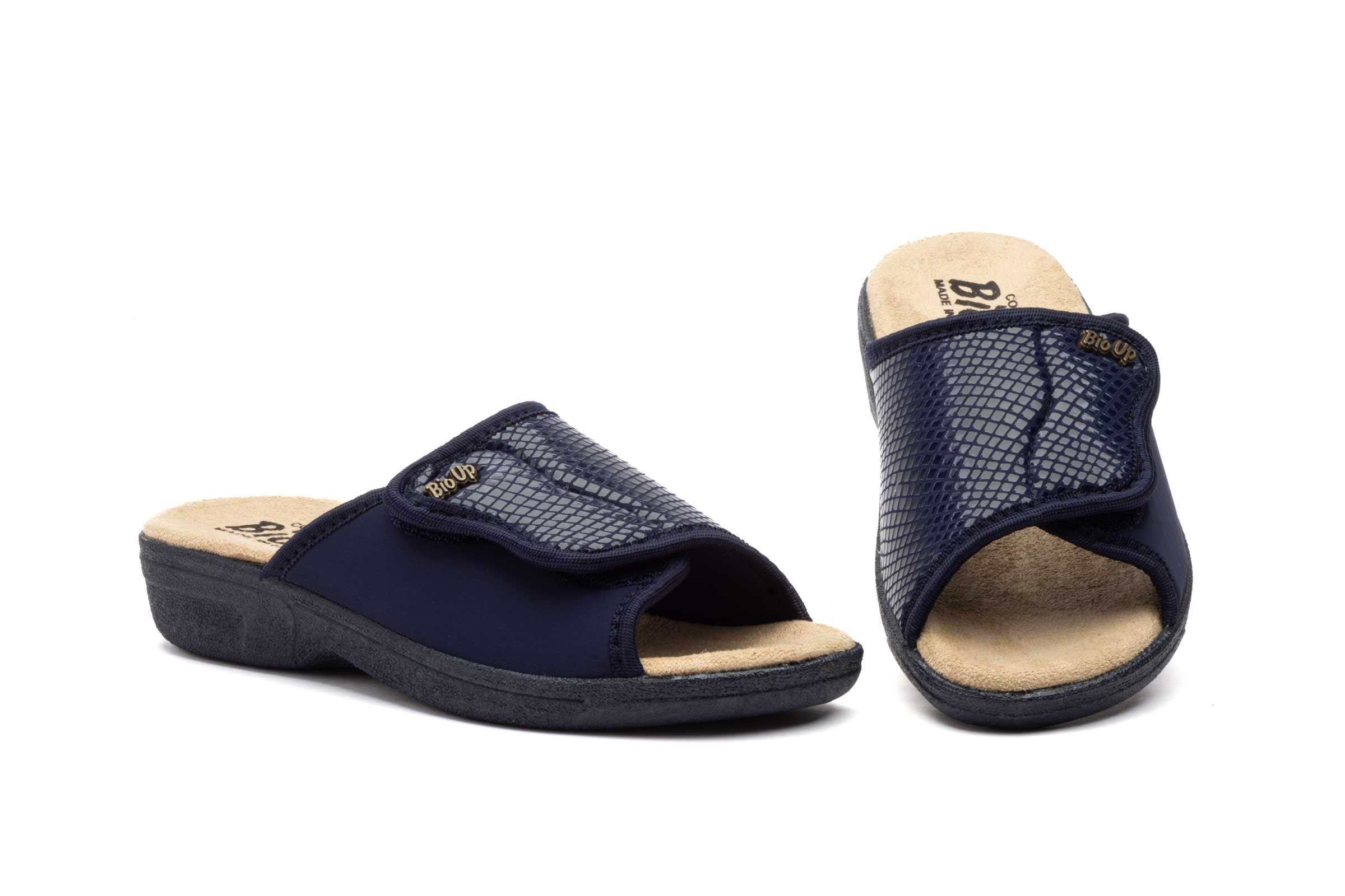 Sandalias Mujer Licra Azul BioUp  -  Ref. TS-1418 Azul