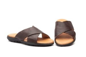 Sandalias Hombre Piel Marrón  -  Ref. IB-2029 Marrón