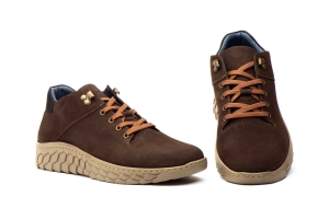 Zapatos Hombre Piel Nobuk Marrón Route 83  -  Ref. R83-11638 Marrón