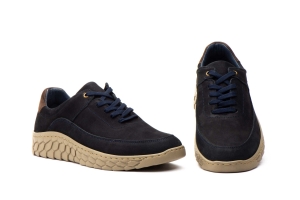 Zapatos Hombre Piel Nobuk Marino Route 83  -  Ref. R83-11640 Marino