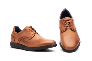 Zapatos Hombre PIel Cuero Cordones  -  Ref. TT231103-A Cuero