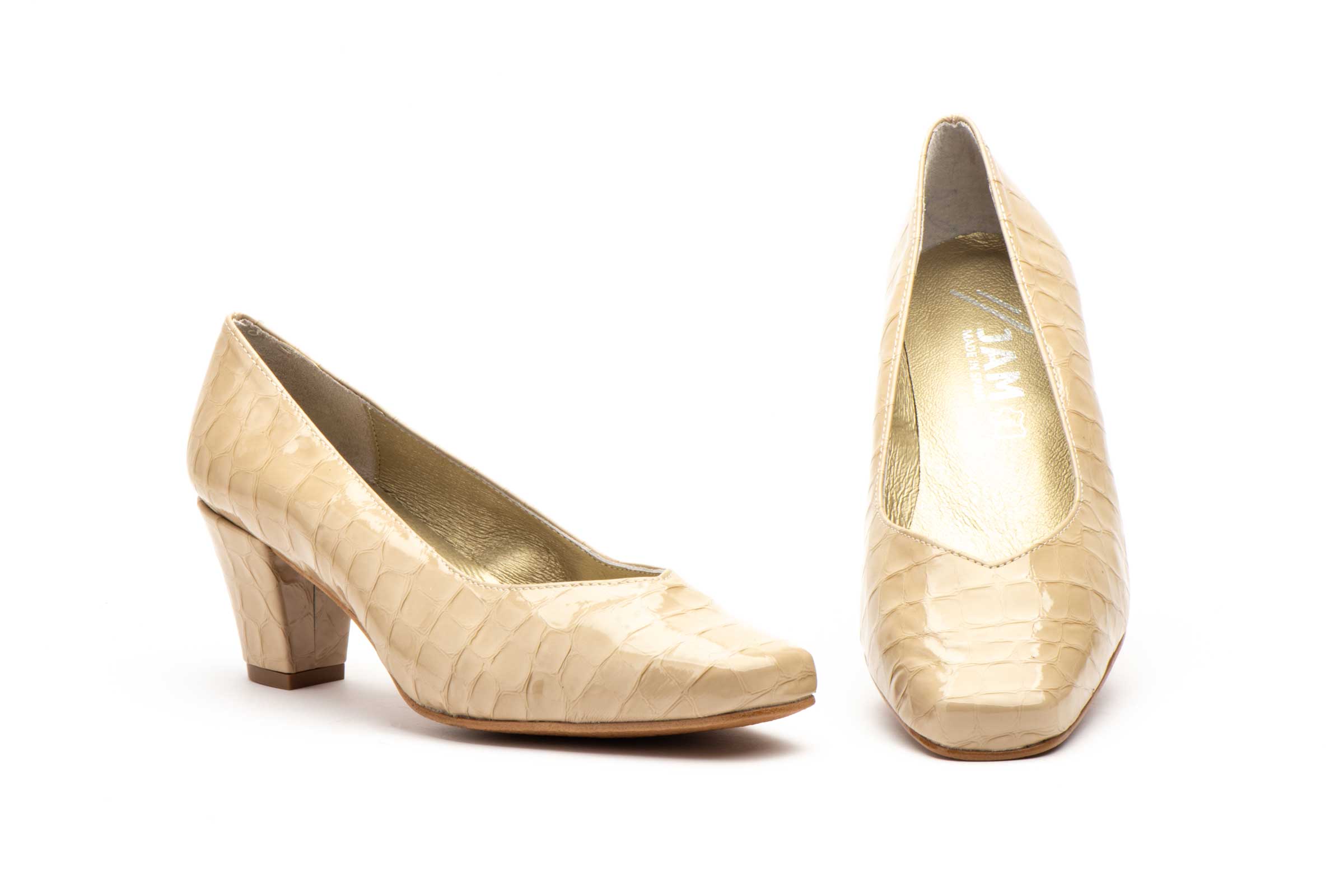 Zapatos Mujer Piel Beige  -  Ref. 6789 Beige