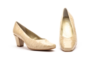 Zapatos Mujer Piel Beige  -  Ref. 6789 Beige