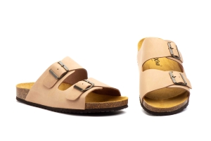 Sandalias Hombre Piel Taupe  -  Ref. MX-8020 Taupe