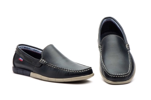 Náuticos Hombre Piel Marino Route 83  -  Ref. R83-2521 Marino
