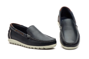 Náuticos Hombre Piel Marino Route 83  -  Ref. R83-902 Marino