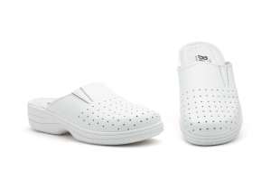 Zuecos Anatómicos Enfermera Blanco Perforado  -  Ref. TS-530 Blanco