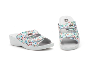Zuecos Mujer Multi Velcro  -  Ref. TS-375 Multi Color