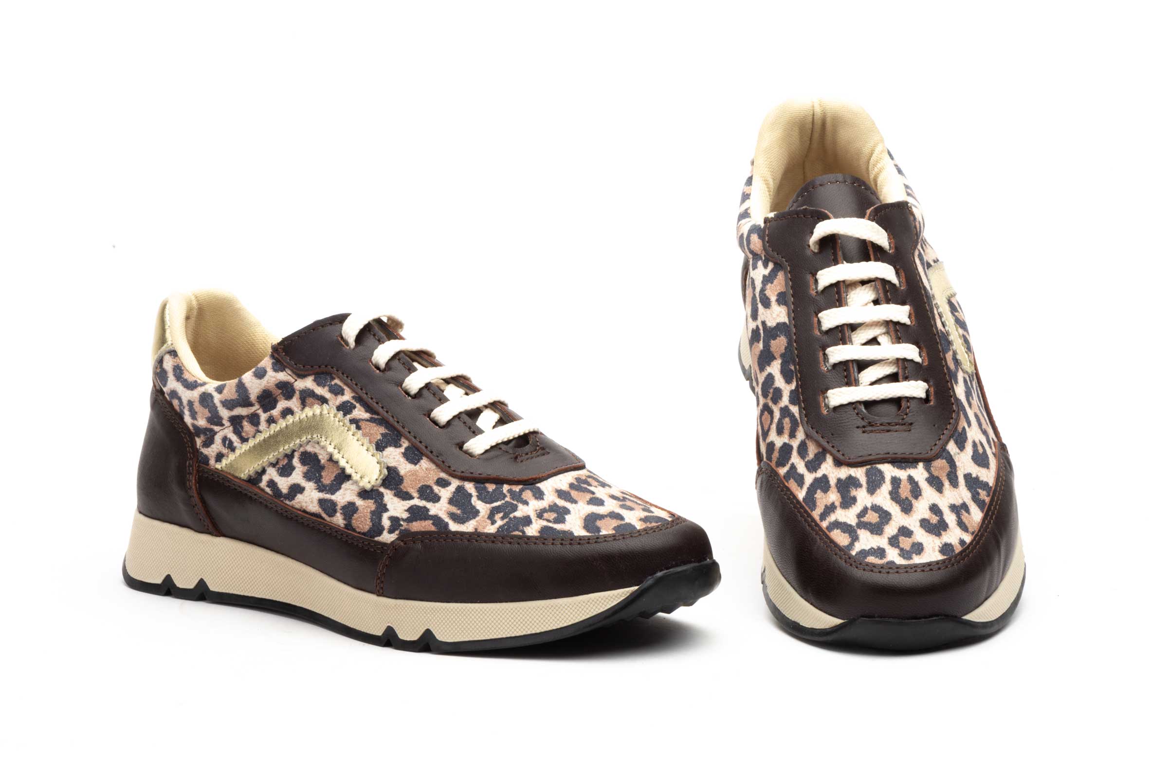 Deportivos Mujer Piel Leopardo  -  Ref. 3155 Leopardo