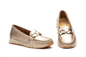 Kiowa Mujer Piel Bronce Hebilla  -  Ref. ATN-3158 Bronce