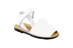 Ibicencas Menorquinas Niña Niño Piel Blanco  -  Ref. 551 Blanco
