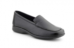 Zapatos Mujer Piel Negro Mocasín  -  Ref. 530 Negro